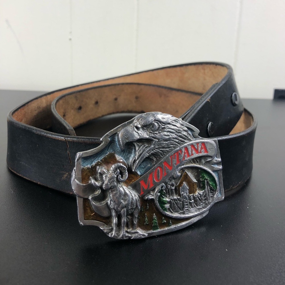 Vintage 1988 Montana‎ Siskiyou Buckle
